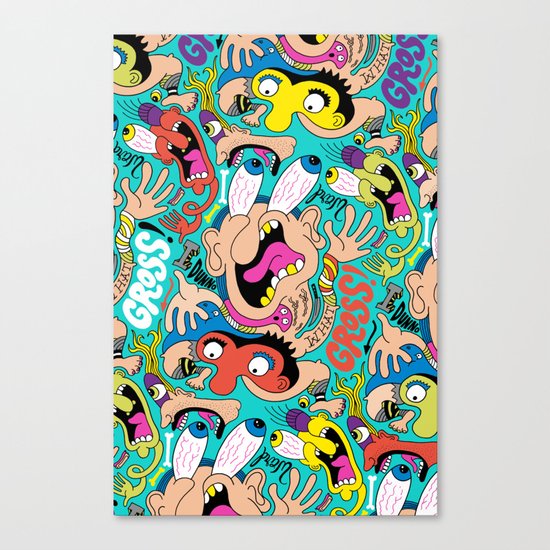 Weird Pattern Canvas Print