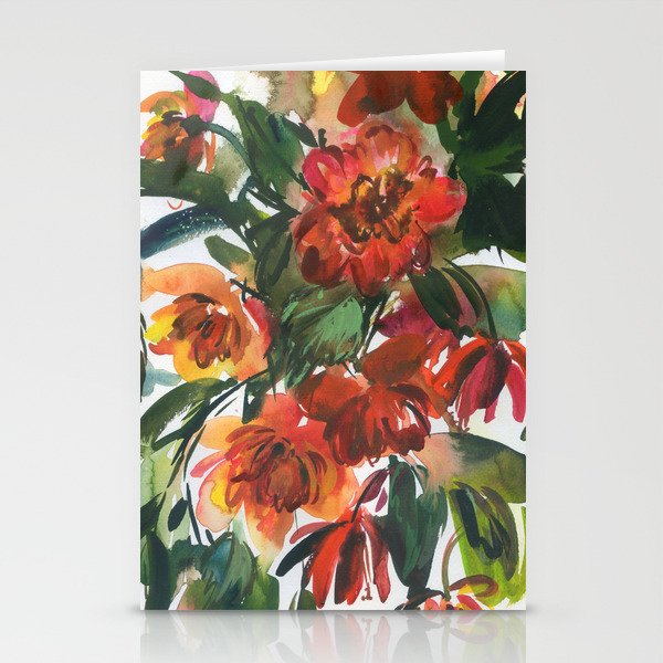 fall bouquet Stationery Cards