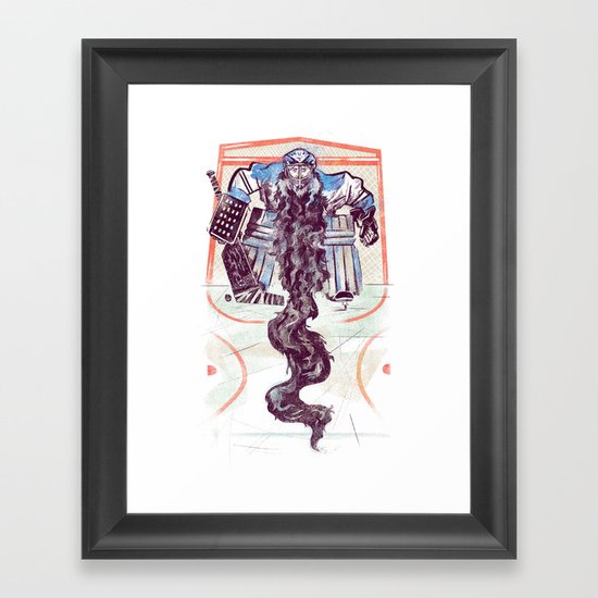 Playoff Beards Framed Art Print