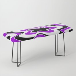 Abstract pattern - purple. Bench