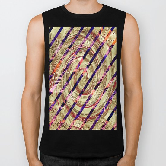 Shells all mixed up Biker Tank