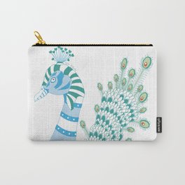 Robot Peacock Carry-All Pouch