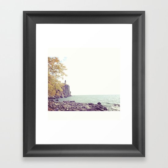 Split Rock Framed Art Print