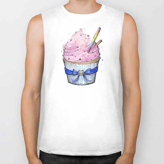 Cupcake Biker Tank