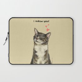 I meow you! Laptop Sleeve