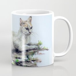 A Cat in the Park Coffee Mug