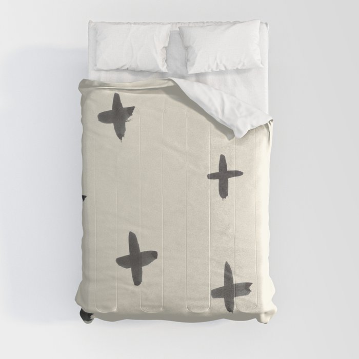 Swiss Cross | Cream Comforter