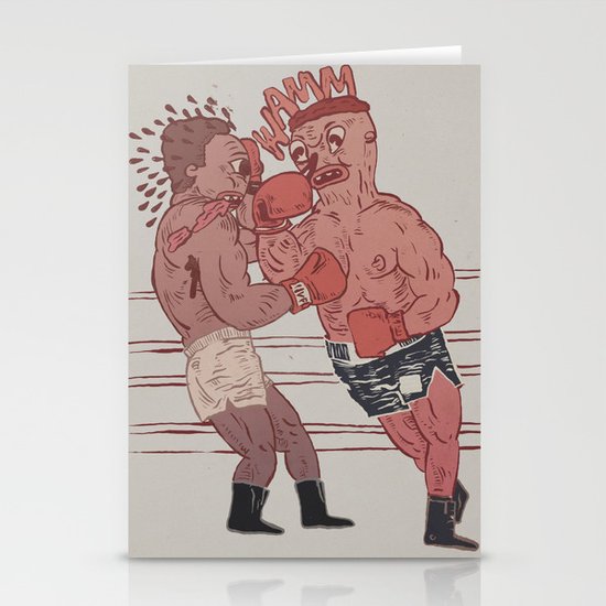 fight night Stationery Cards
