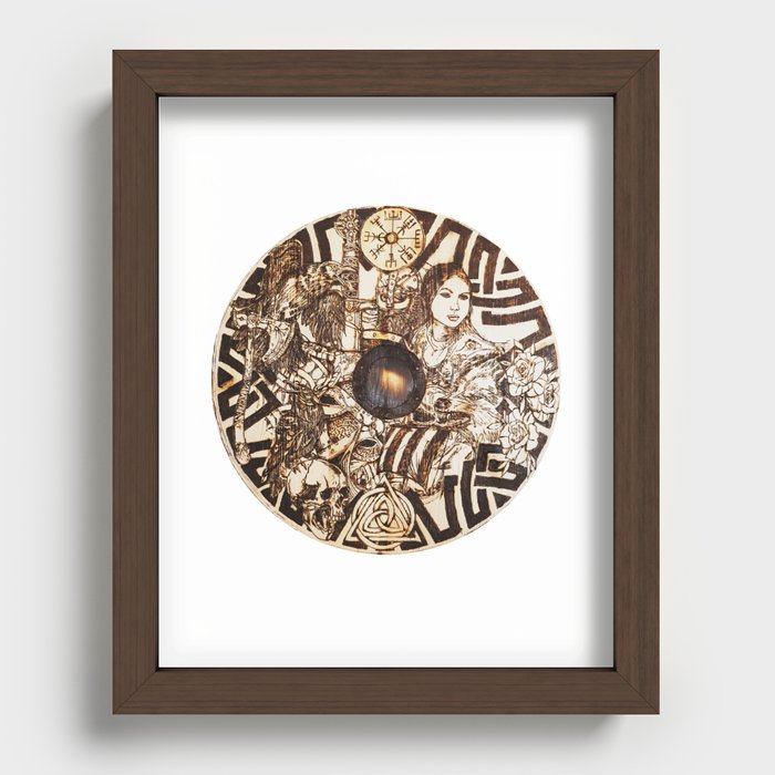 Angry animals Recessed Framed Print