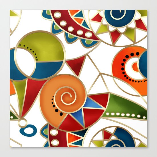 The art design. Carousel. Canvas Print