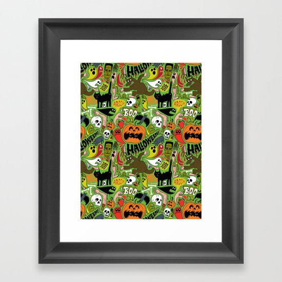 Happy Halloween! Framed Art Print
