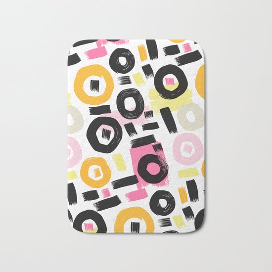 Perception Abstract 002 Bath Mat