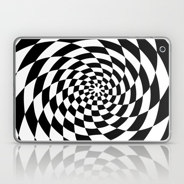 Black And White Op-Art Spiral iPad Case & Skin for Sale by artsandsoul