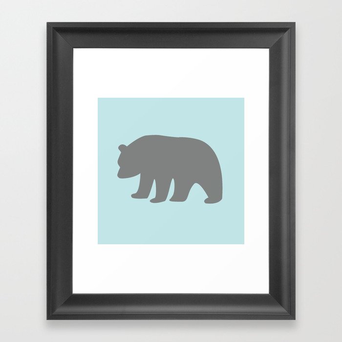 Bear- series Framed Art Print