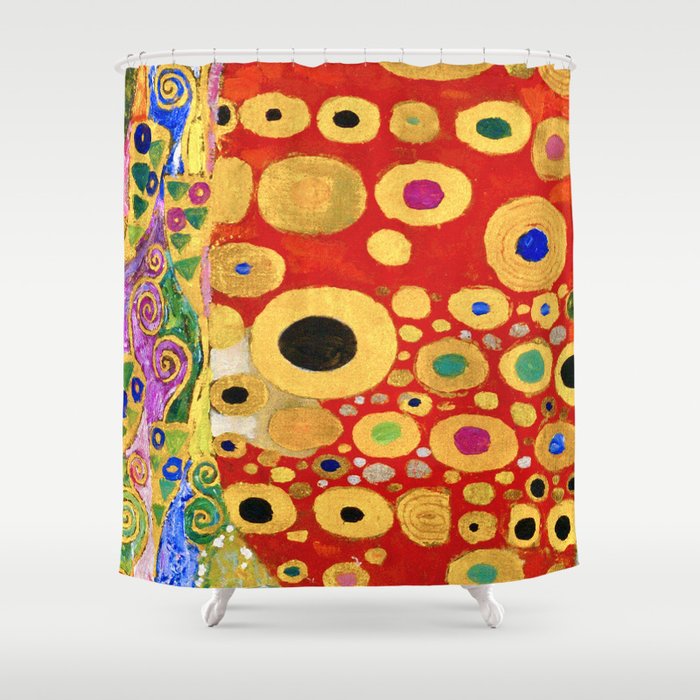 Gustav Klimt Design Shower Curtain