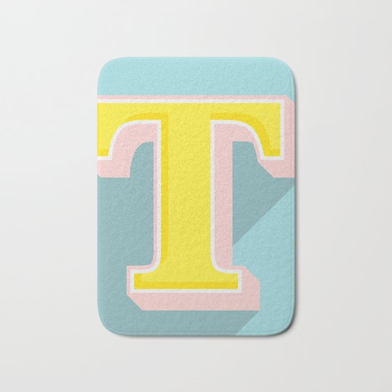 T is for .... Bath Mat