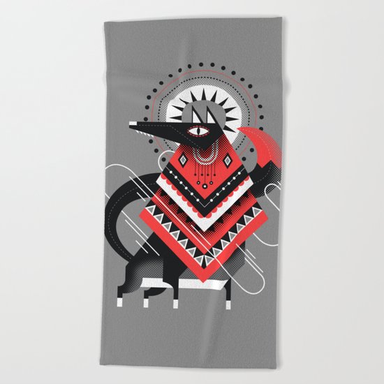 Wolf XXL Beach Towel