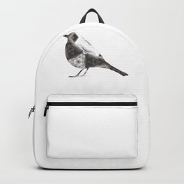 Bird 5241 Backpack | Birdshirt, Birds, Birdwatchin, Cute, Black, Fun, Animalpuns, Forest, Drawing, Camping 