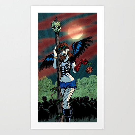 ♬♫♬ I see a bad moon a-rising... ♬♫♬ Art Print