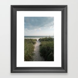 Beachwalk at 30A Framed Art Print