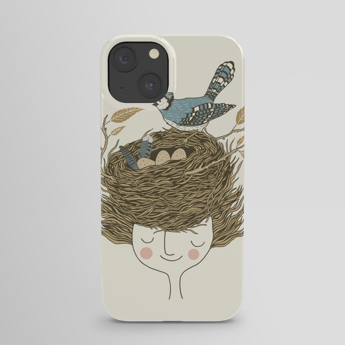 Bird Hair Day iPhone Case