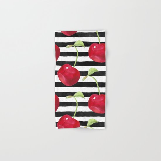 Cherry pattern Hand & Bath Towel