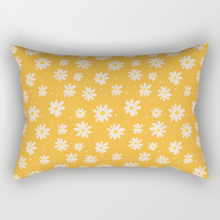 Sunshine Daisies Rectangular Pillow