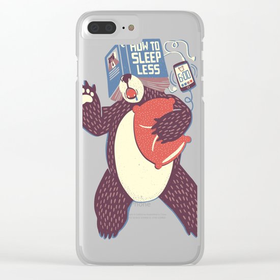 How To Sleep Less Book Clear iPhone Case
