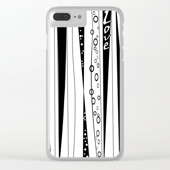 With love .2 Clear iPhone Case