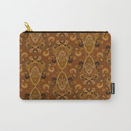 Golden Glow Paisely Carry-All Pouch