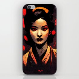 The Ancient Spirit of the Geisha iPhone Skin