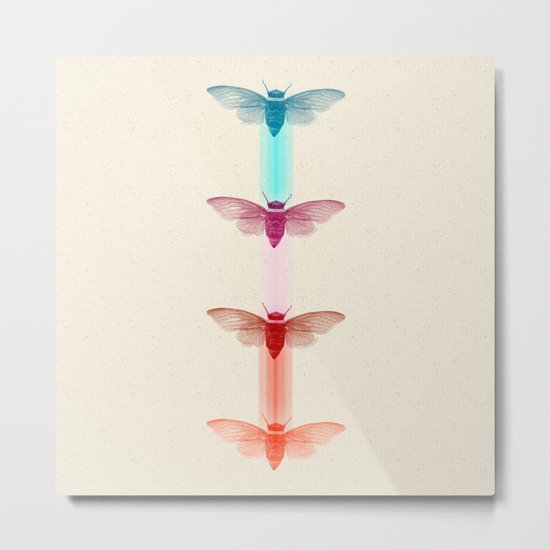 La Polilla Metal Print