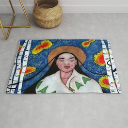 The Lily of the Mohawks Rug