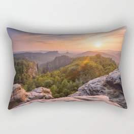 Sunset Fortress Rectangular Pillow