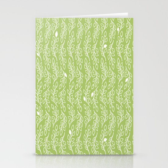 Pop Flowers Leaves Stationery Cards