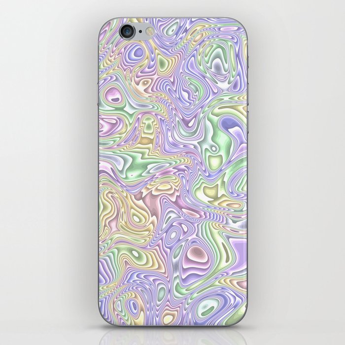 Trippy Colorful Squiggles iPhone Skin