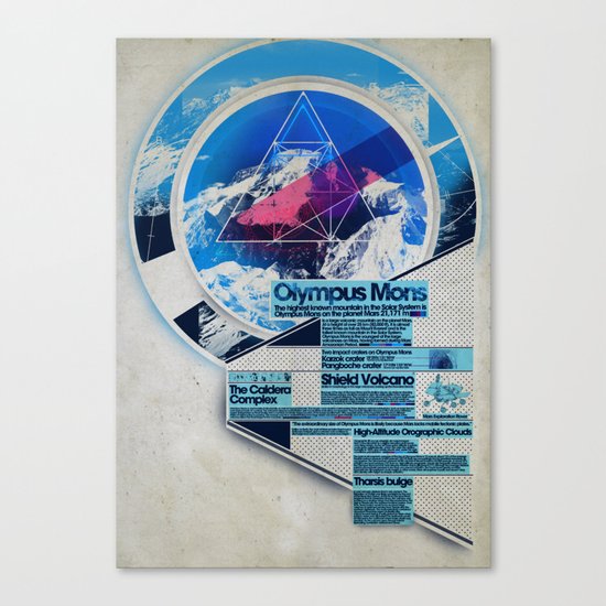 Olympus Mons - Exploration #3 Canvas Print