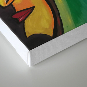 Picasso Inspired Abstract Faces Canvas Print By Lynnlewis Society6