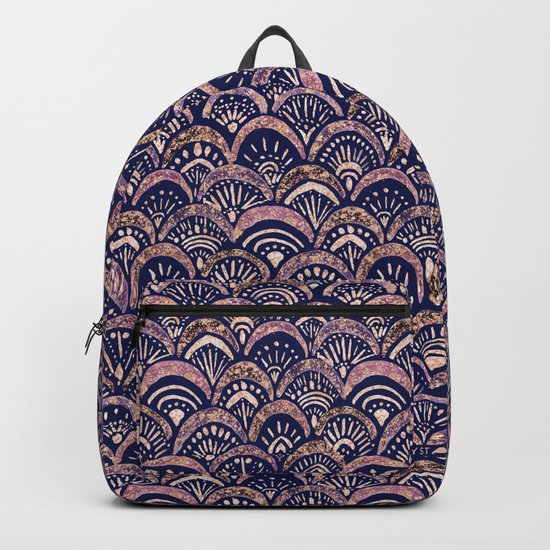 Mermaid Medallion Autumn Blush Backpack
