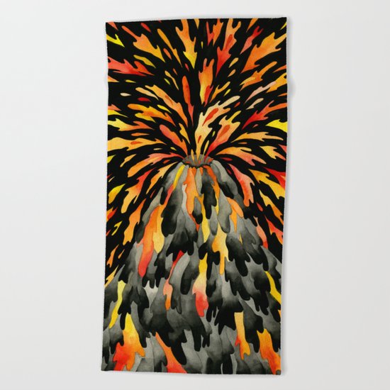 Volcano Beach Towel