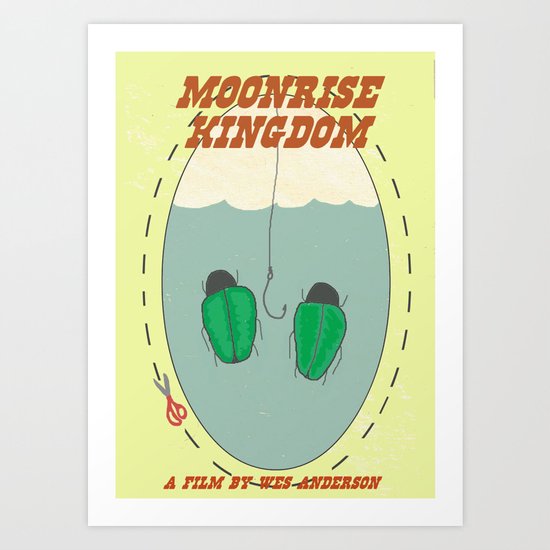 Moonrise Kingdom "Bug Earrings" Art Print