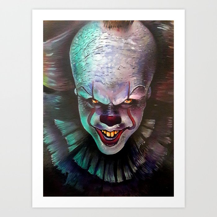 Clown it smile Art Print