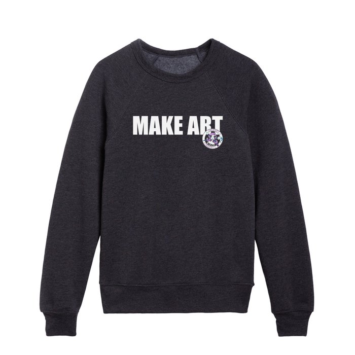 Make Art t-shirts Kids Crewneck