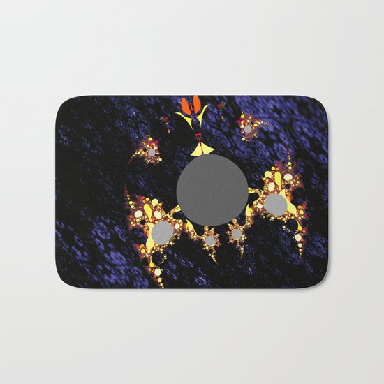 foreign moon walker Bath Mat