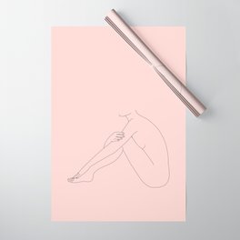 Nude Figure Illustration - Andrea Wrapping Paper