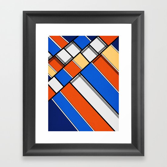 Lined I Framed Art Print