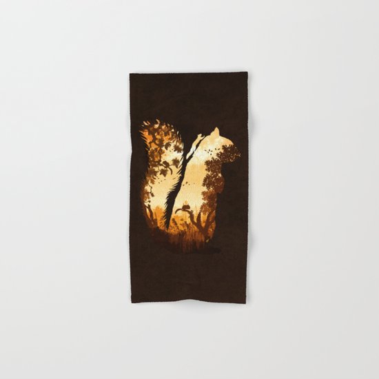 Squirrels in the Fall Hand & Bath Towel