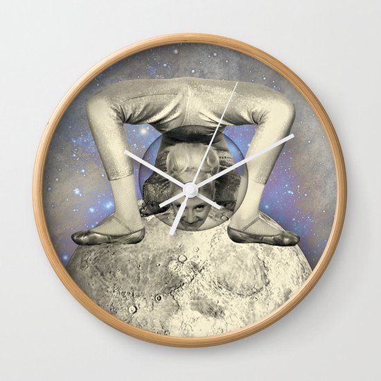 COSMIC CONTORTIONIST Wall Clock