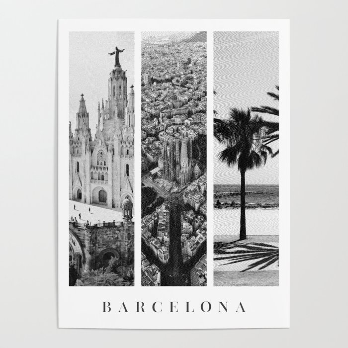 Barcelona City, Spain Poster