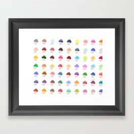 Mushroomies Framed Art Print